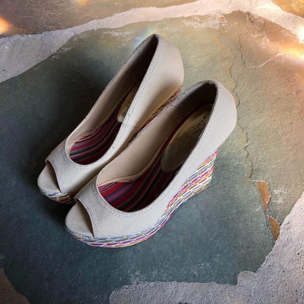 Platform Shoes Multicolored - Picture 2 of 7